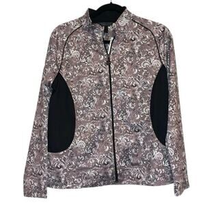 NWT Soma Wallpaper Blush Full Zip Jacket